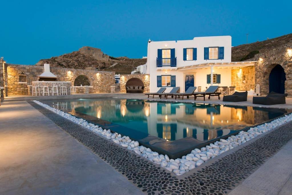 Mykonos Town Villa Orion Mykonos - Blue Views Mykonos Villas מראה חיצוני תמונה