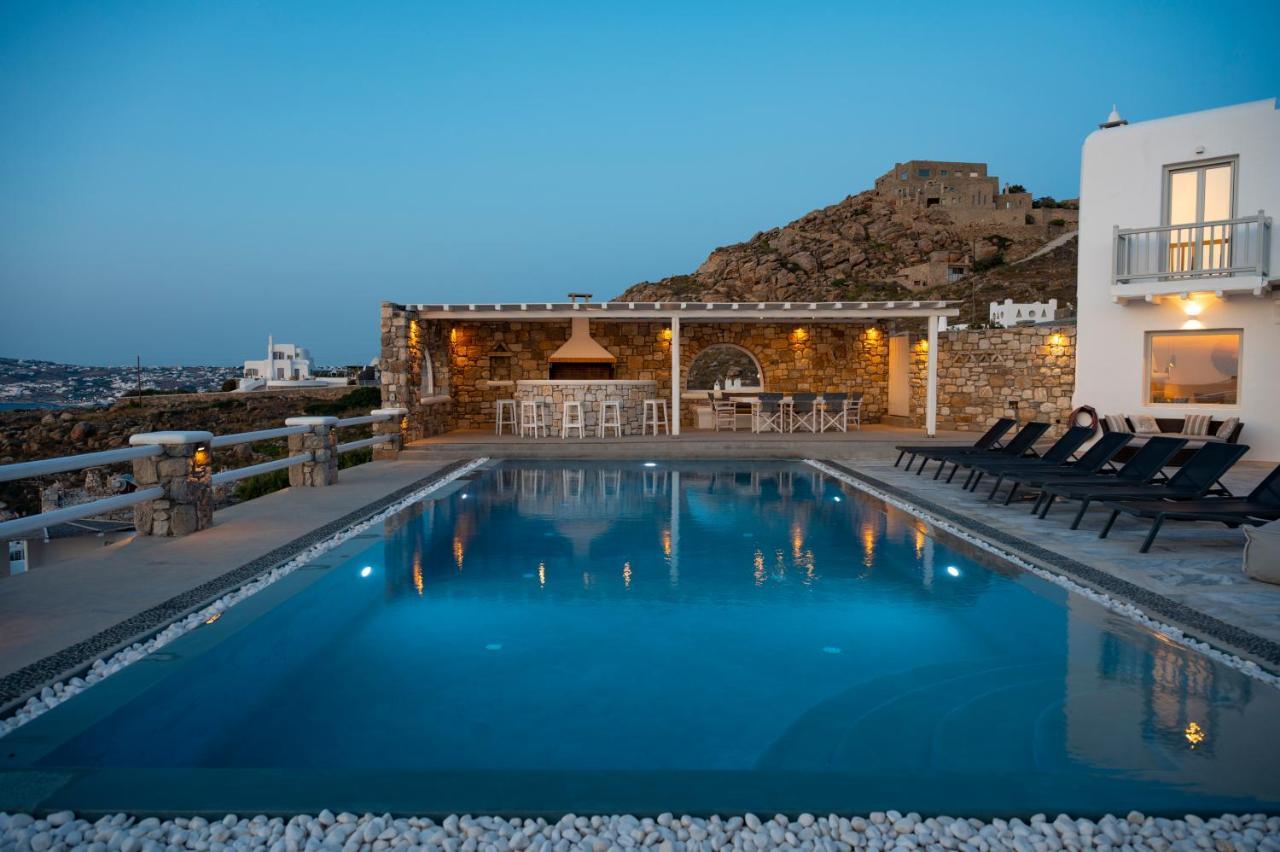 Mykonos Town Villa Orion Mykonos - Blue Views Mykonos Villas מראה חיצוני תמונה
